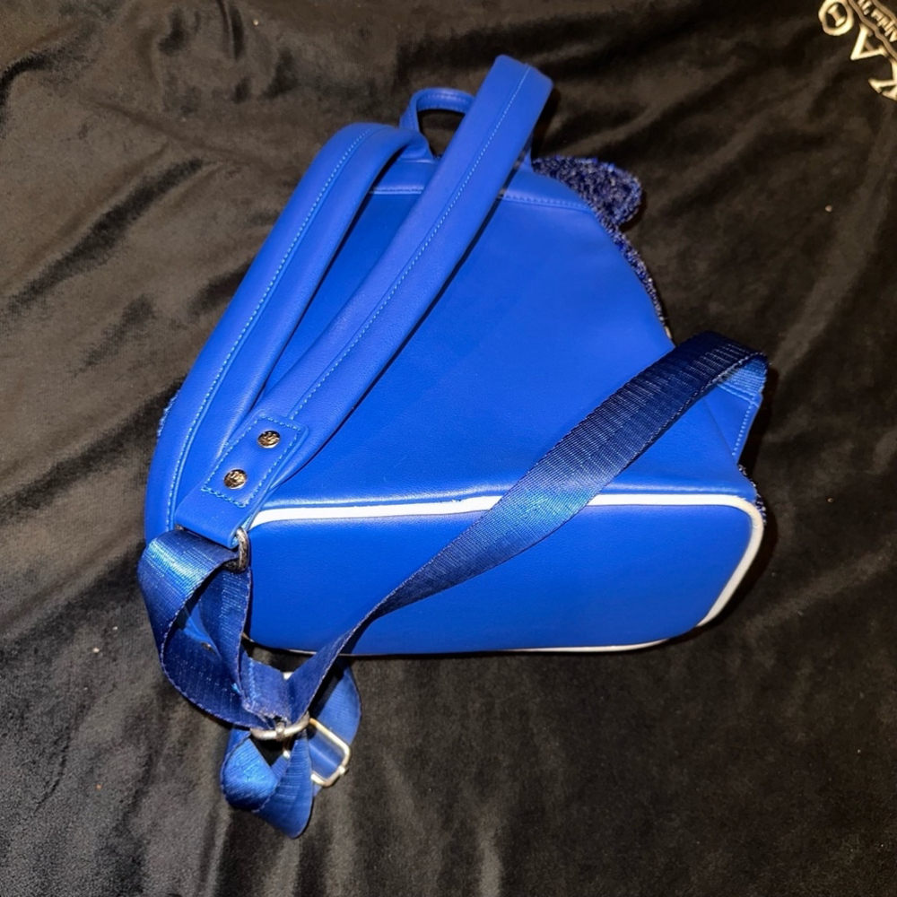 Loungefly Disney wishes come true Backpack Blue White sorcerer Mickey blue stars - Picture 5 of 8